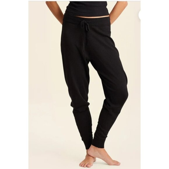 HATCH The Cashmere Jogger in Black Size 2 - Picture 1 of 16